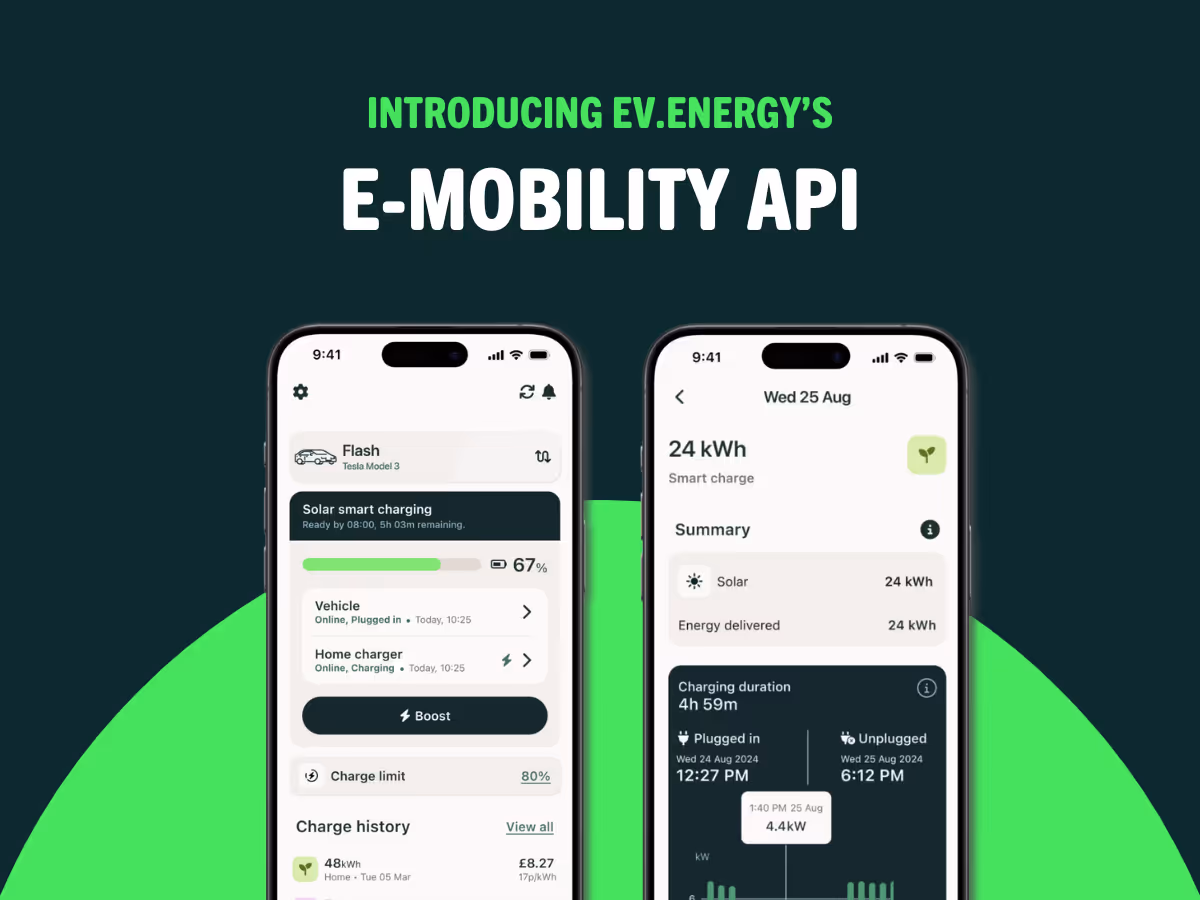 Introducing ev.energy's E-Mobility API: Seamless Smart Charging for Your Branded Experience