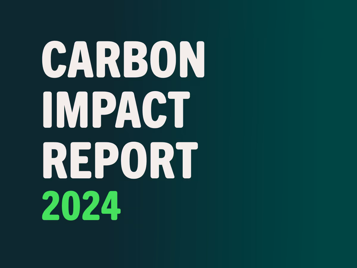 Carbon Impact Report 2024: Driving Sustainability with Smart Charging