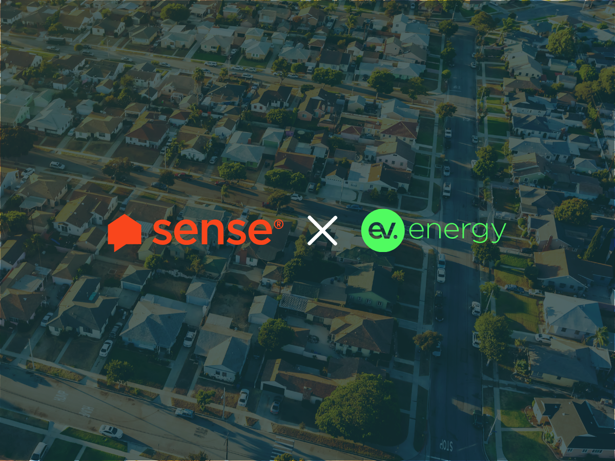 ev.energy and Sense partner to deliver household-level DER orchestration at scale from the grid-edge