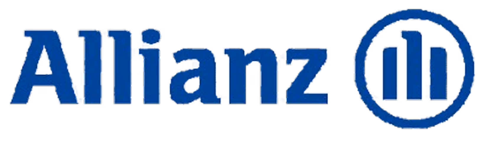 Allianz company logo with blue text and circular emblem.