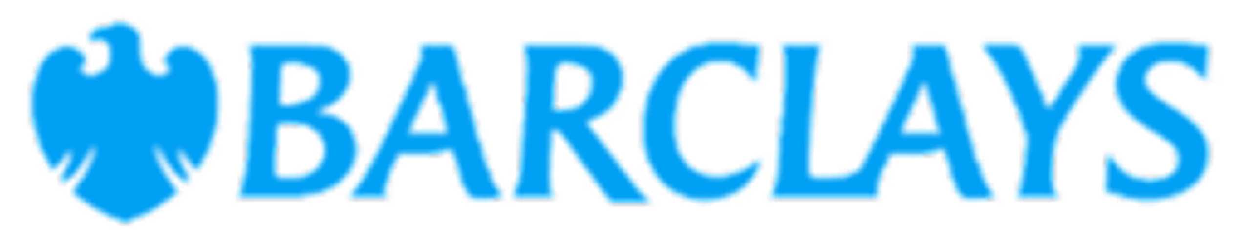 Barclays bank logo featuring a stylized eagle and the word 'BARCLAYS' in blue.