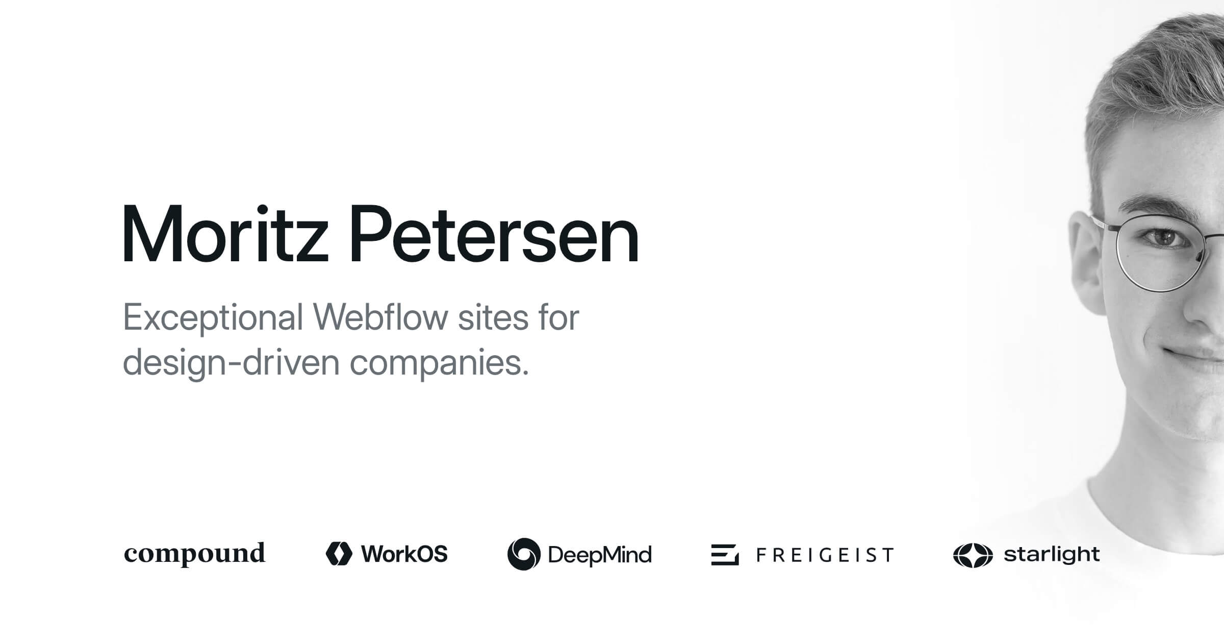 Moritz Petersen - The Webflow Expert