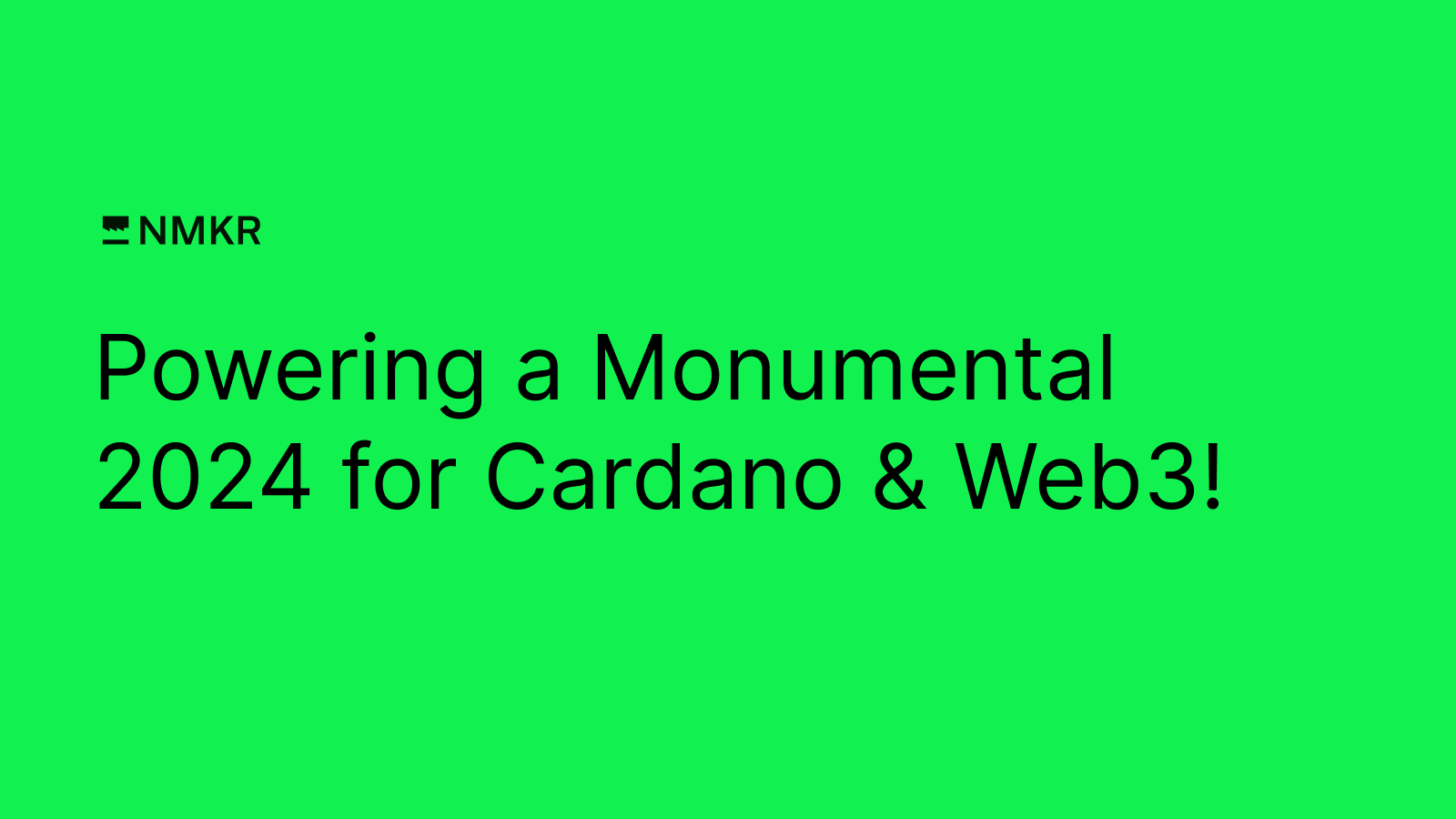NMKR’s Impact on Cardano & Web3