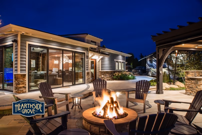 Luxury RV Lot in Petoskey