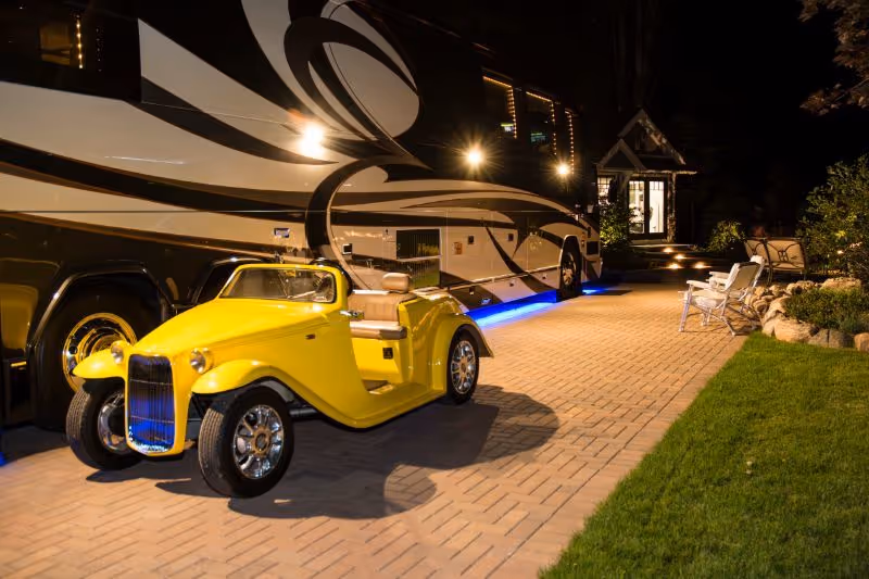 Nightime at Hearthside Grove