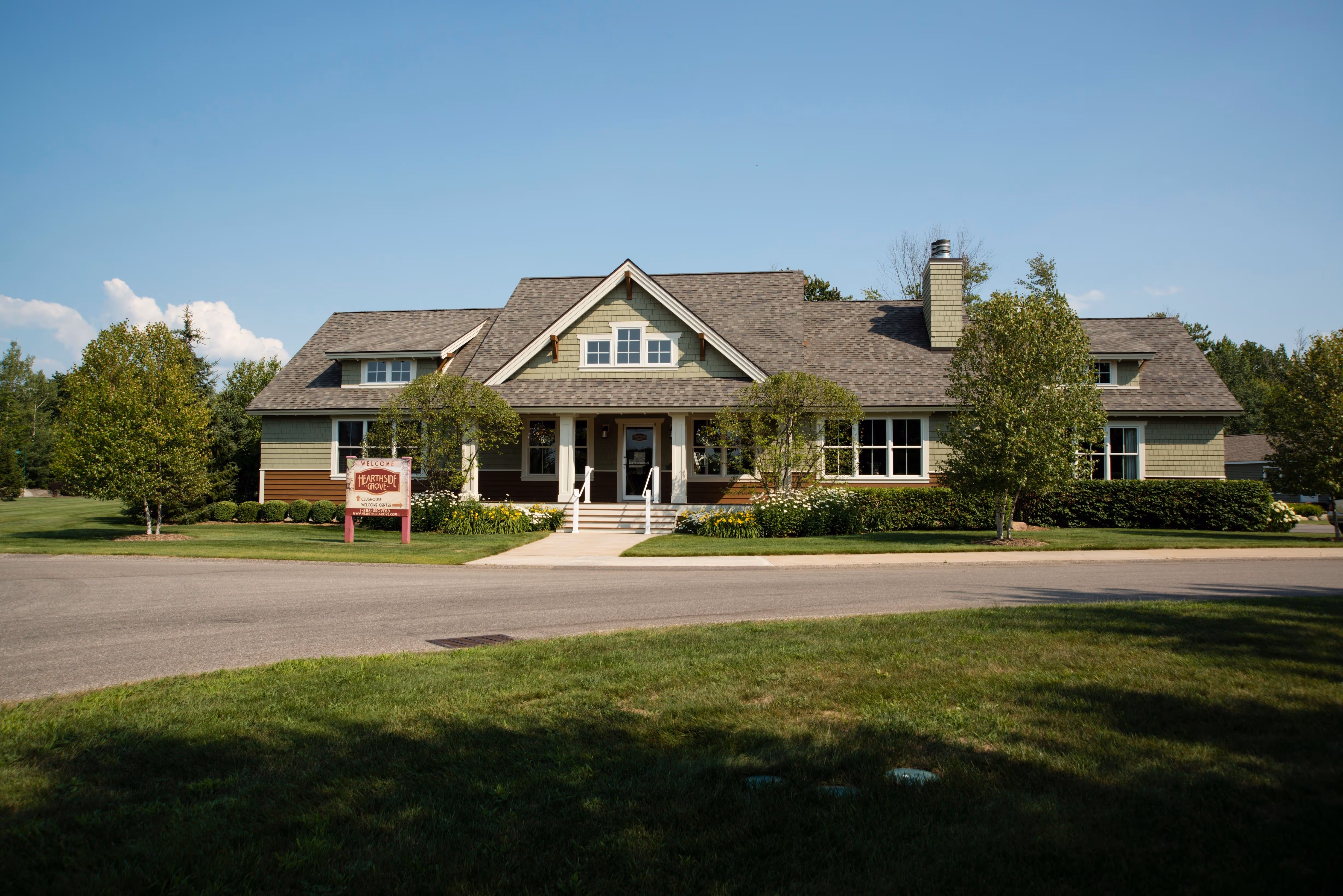 Hearthside Grove's welcome center