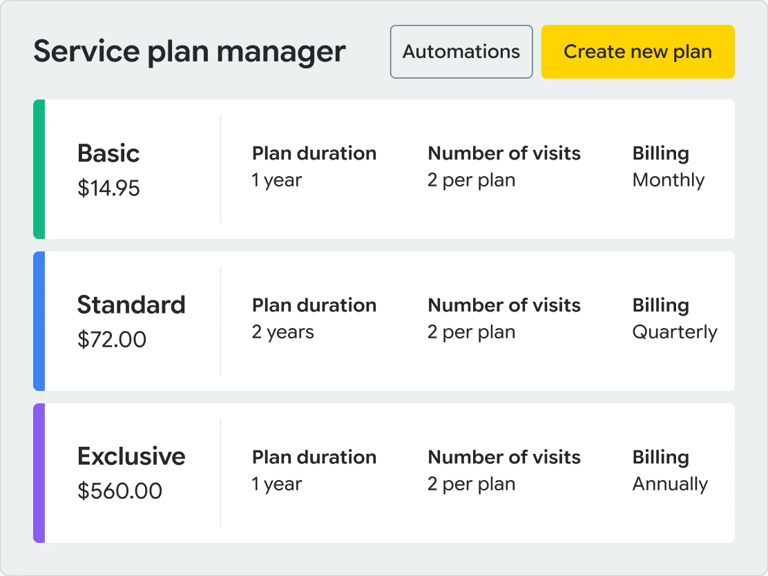 Scheduling feature