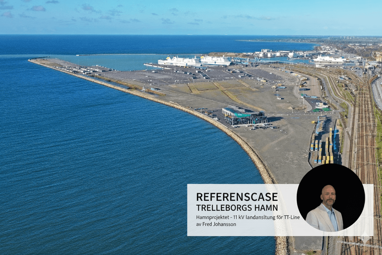 Trelleborgs Hamn – 11 kV landanslutning för TT-Line i FL 10–11