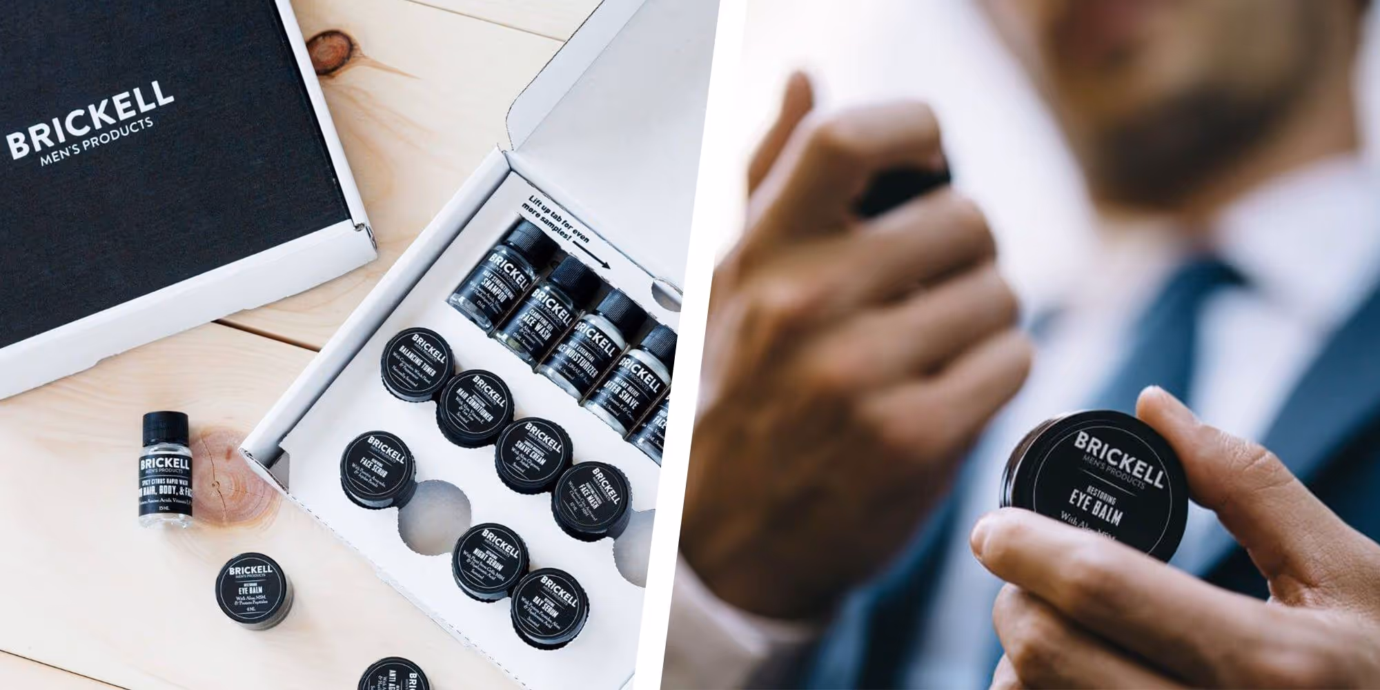 Brickell Men's Products Free Grooming Kit - Holiday Grooming Gift