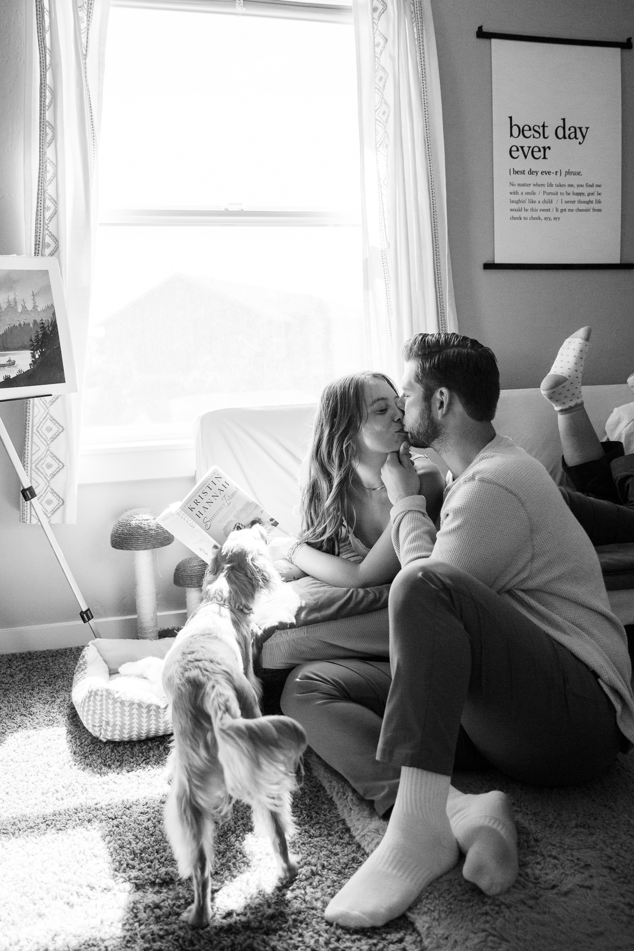 couple reading a book