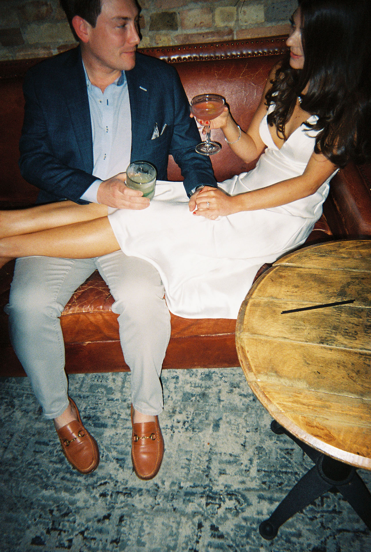 couple getting a drink together