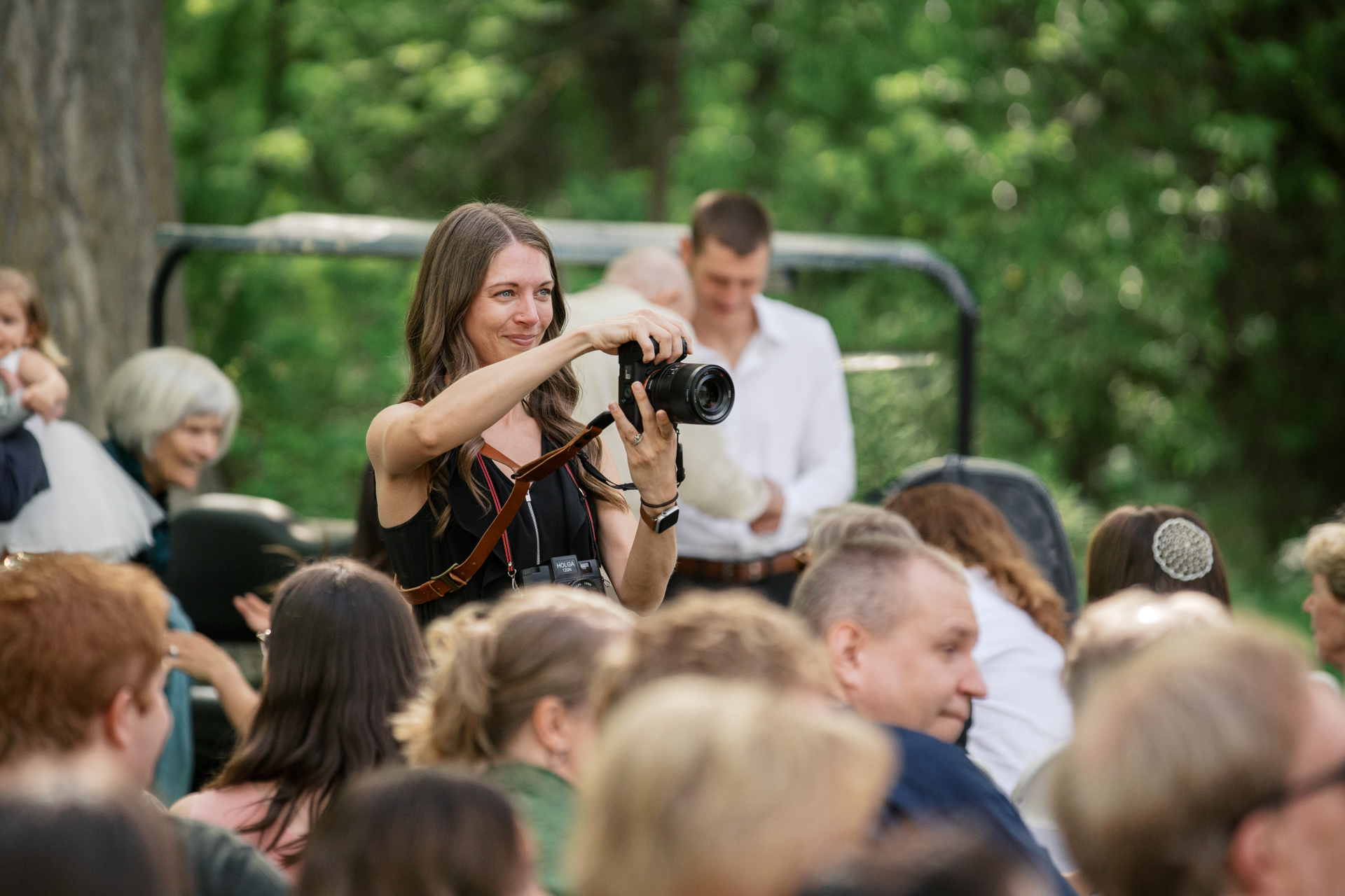 Becky with camera