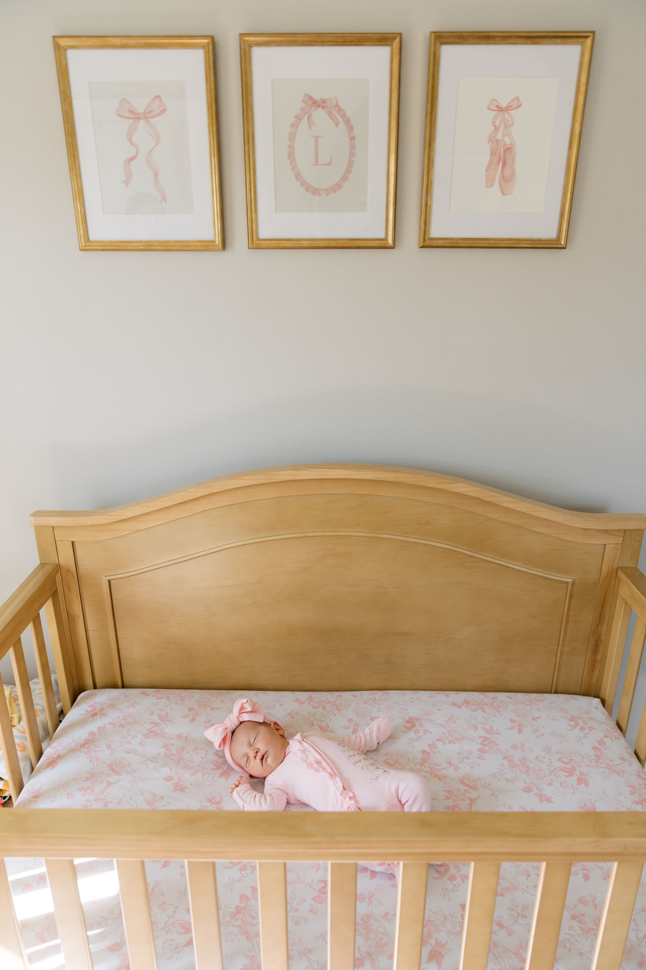 baby sleeping in her crib