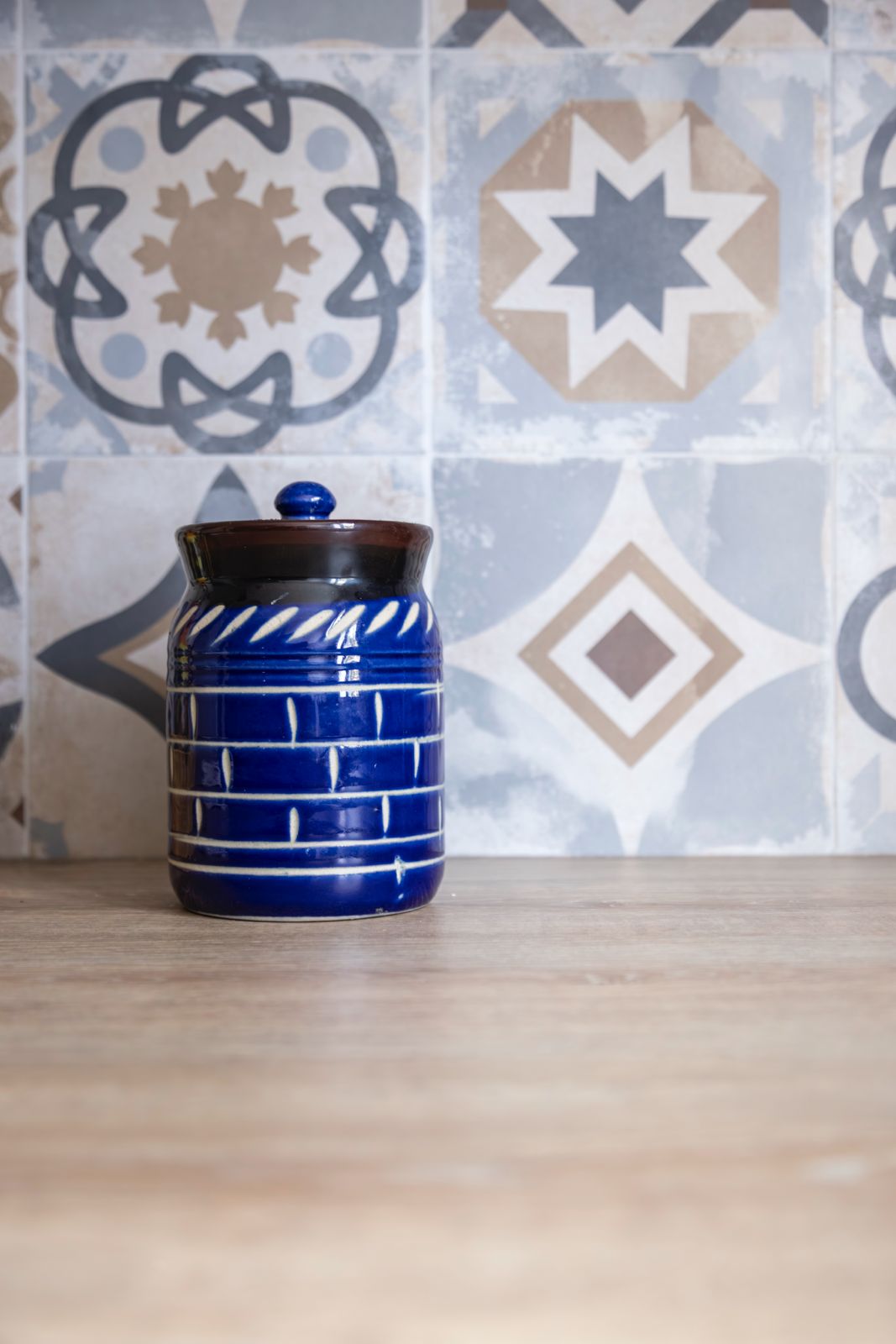 Douche italienne avec meuble bois massif