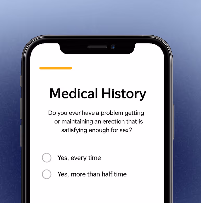 phone with medical quiz
