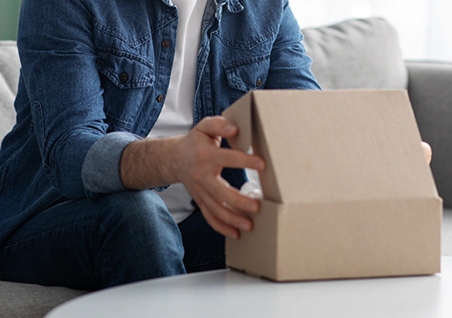 Free, discreet delivery