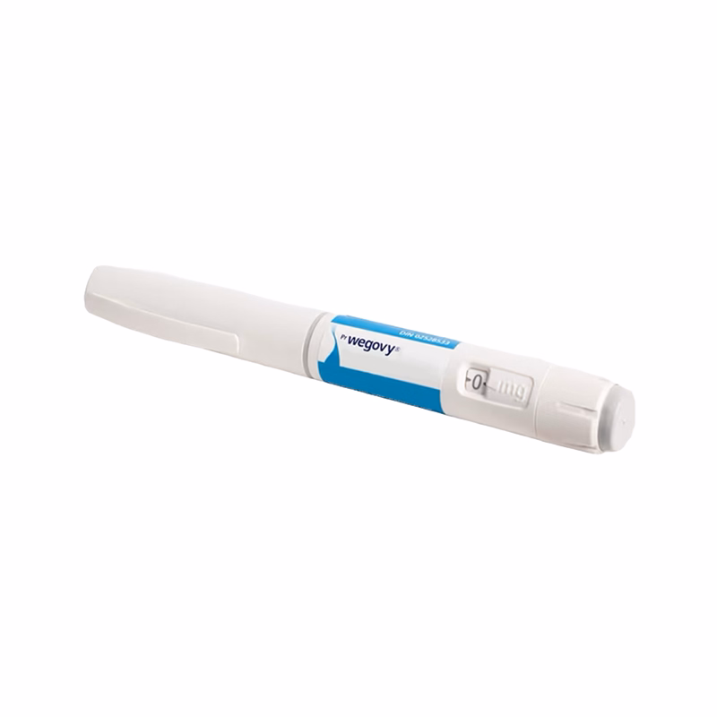 Wegovy weekly semaglutide injection pen for obesity treatment, available by prescription via Phoenix in Canada