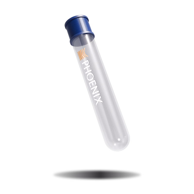 Medical laboratory test tube for health testing