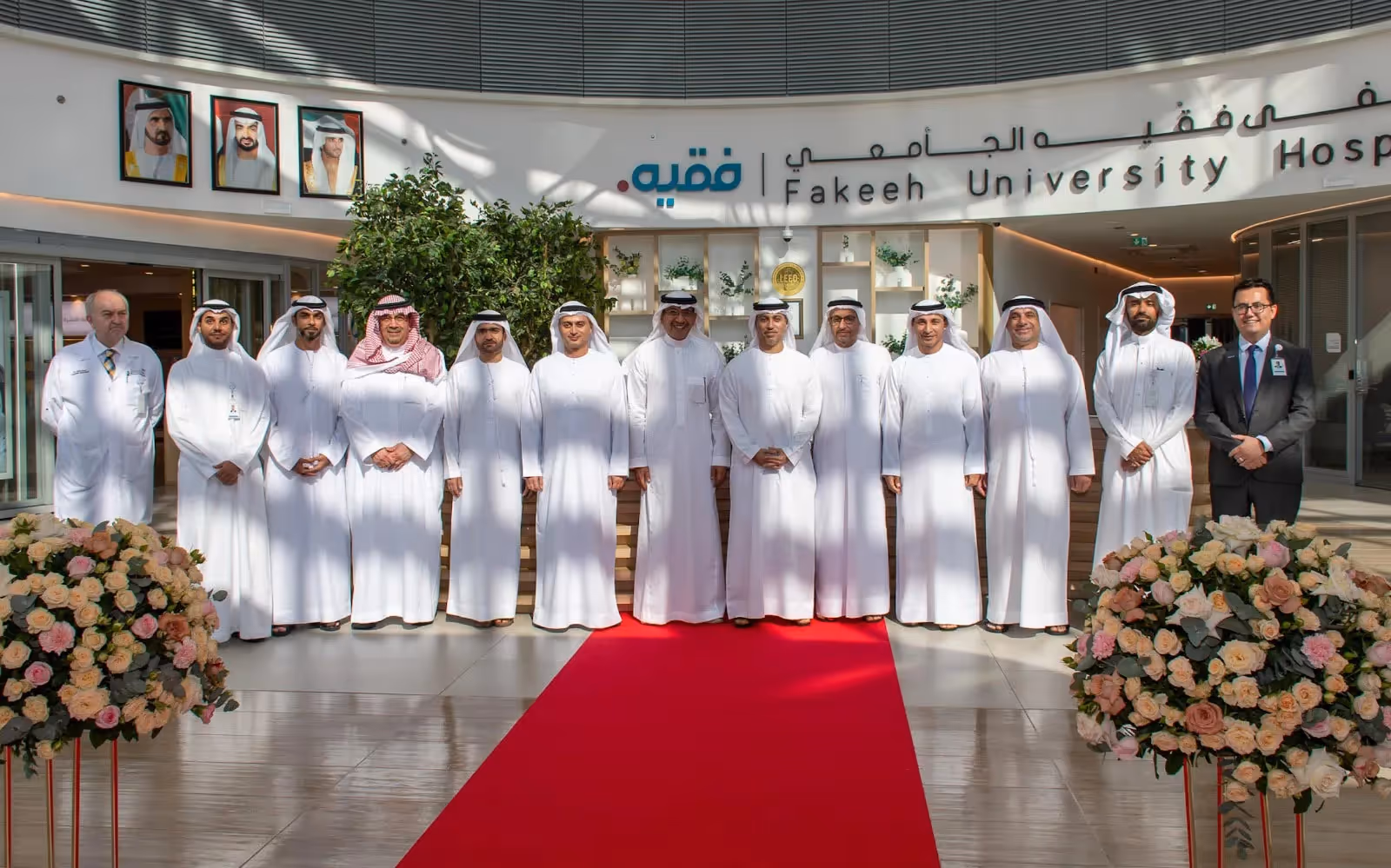 His Excellency Dr. Ahmed Belhoul Al Falasi, Minister of Education visits FUH