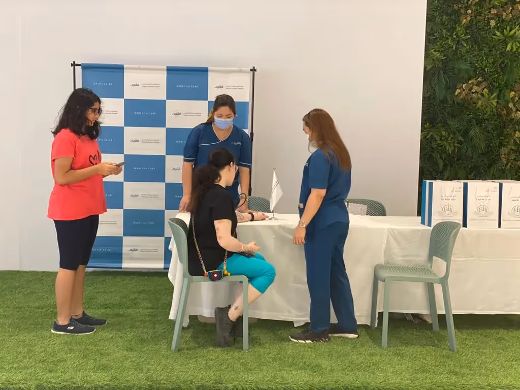 Community health screenings