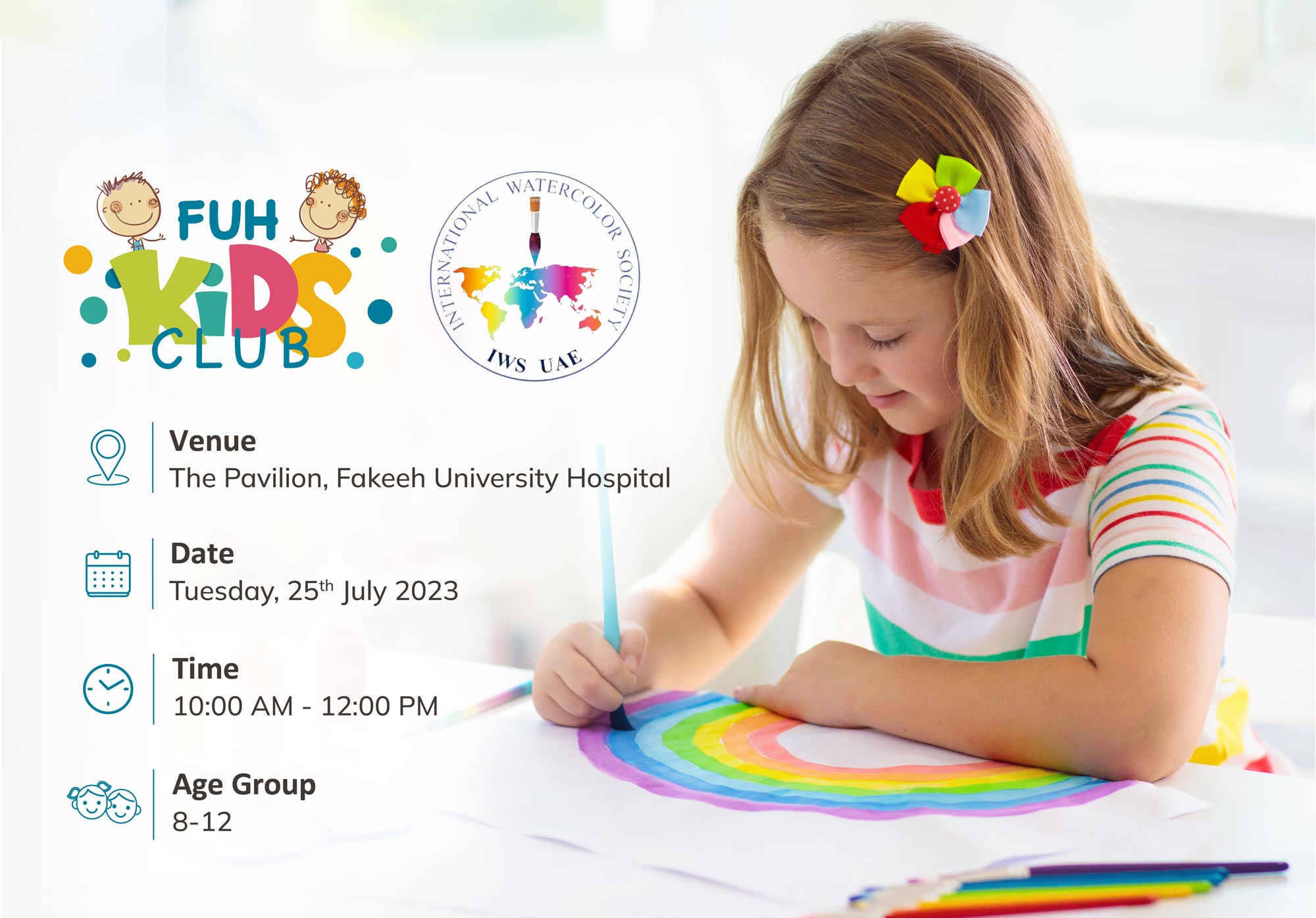 FUH Kids Club Painting Workshop - Invitation