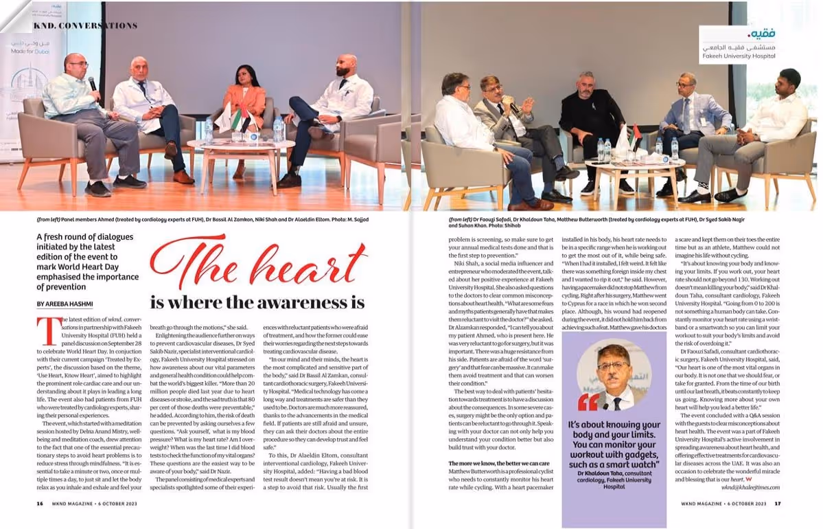 World Heart Day at Fakeeh University Hospital