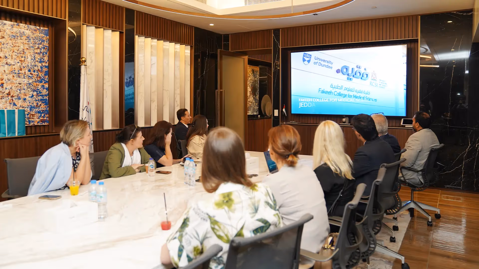 A picture from the recent visit of russian delegarion at Fakeeh University Hospital Dubai
