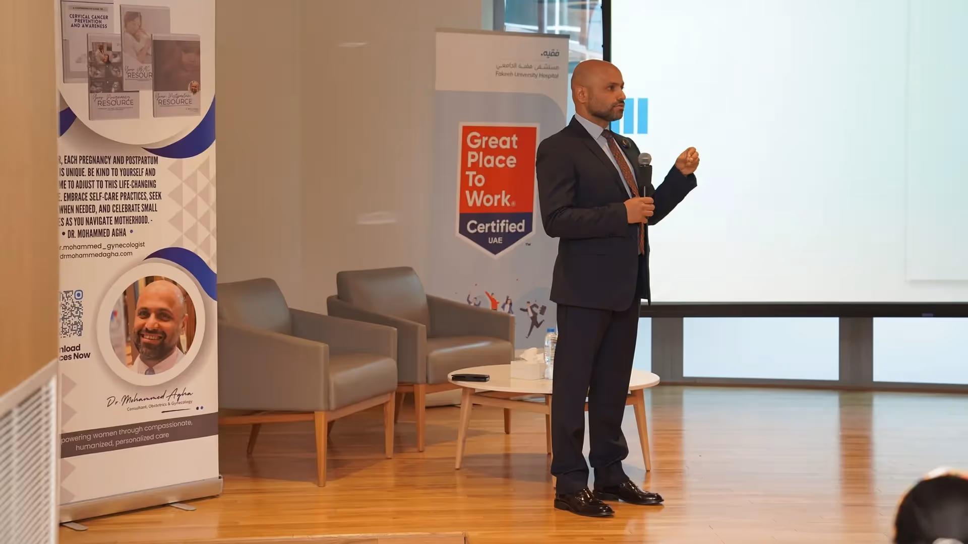 Attendees had the opportunity to hear from Dr Mohammed Agha as well as Nurse Jana Kriege who delivered insightful lectures on various topics.
