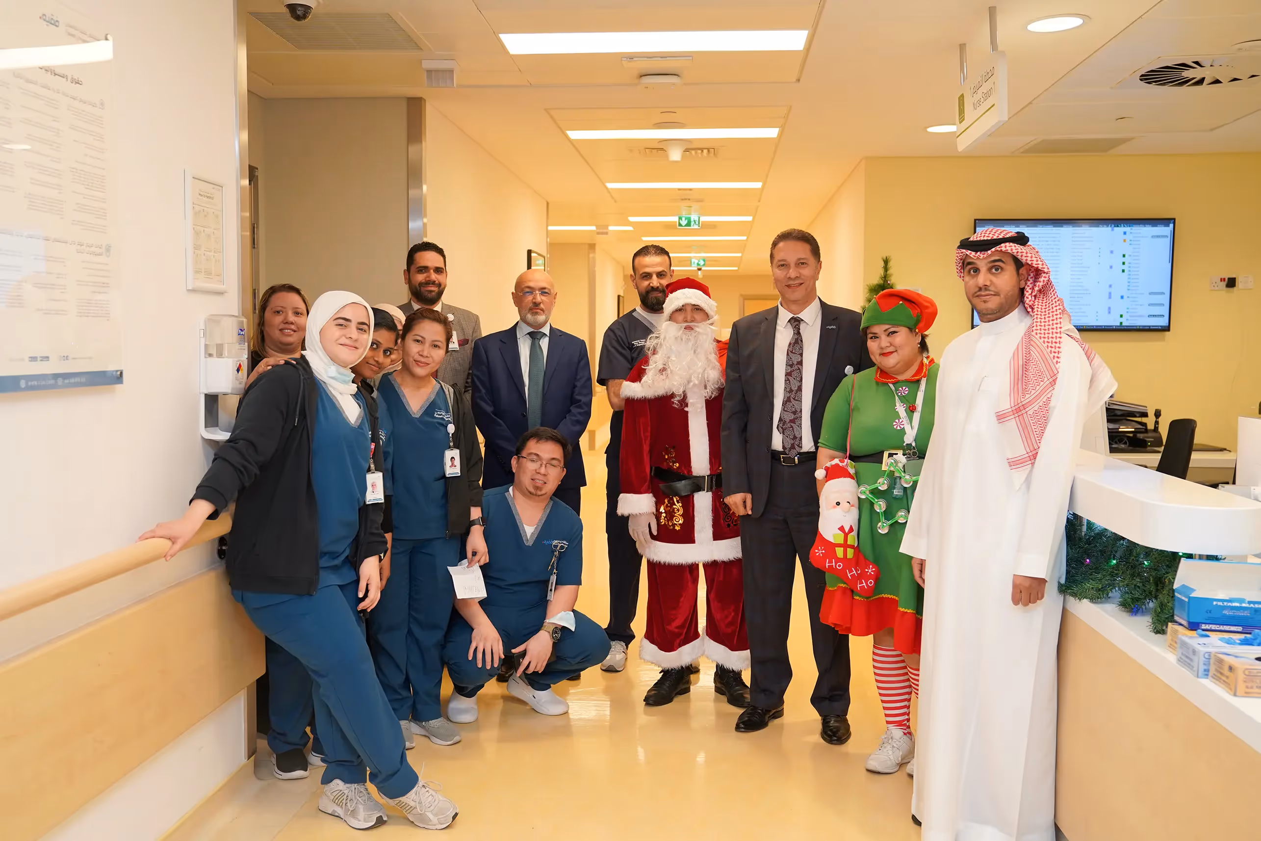 Spreading Christmas Joy at Fakeeh University Hospital!