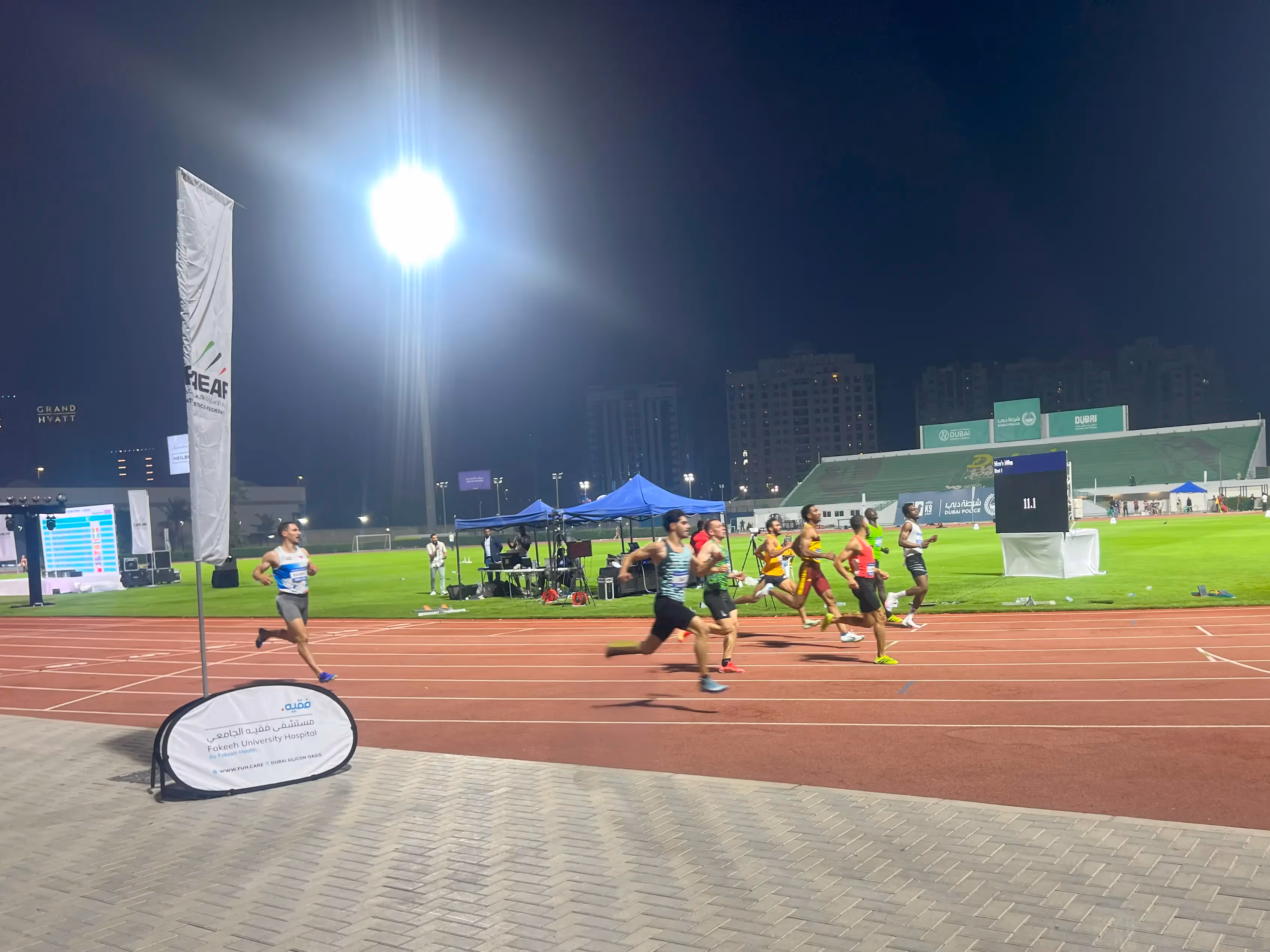 Fakeeh University Hospital proudly participated as the official medical service provider at the UAE Athletics Federation Tournament, hosted at Dubai Police Club.