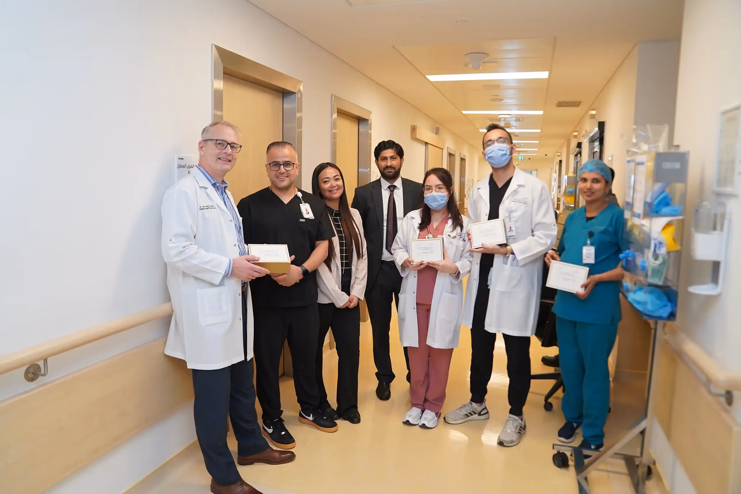 special gift distribution event for both patients and healthcare staff across its facilities at Fakeeh University Hospital