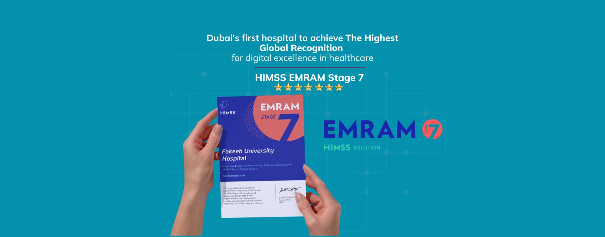 Fakeeh University Hospital Achieves HIMSS EMRAM Stage 7