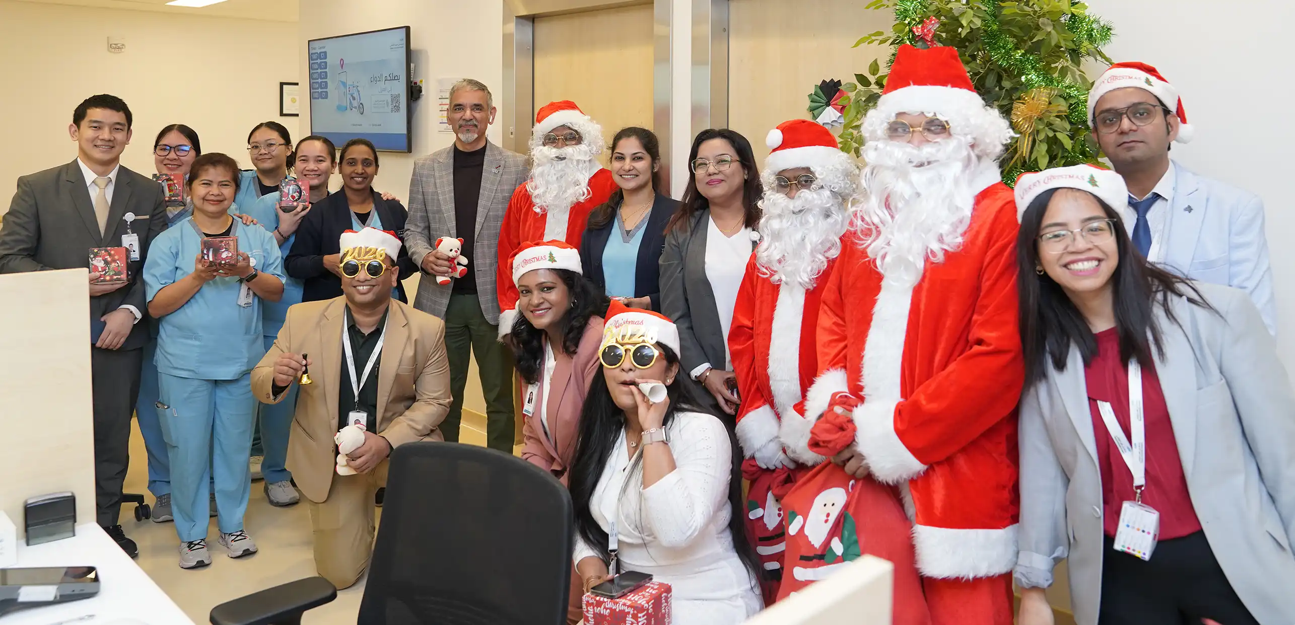 Celebrating Christmas with the Fakeeh Health Family