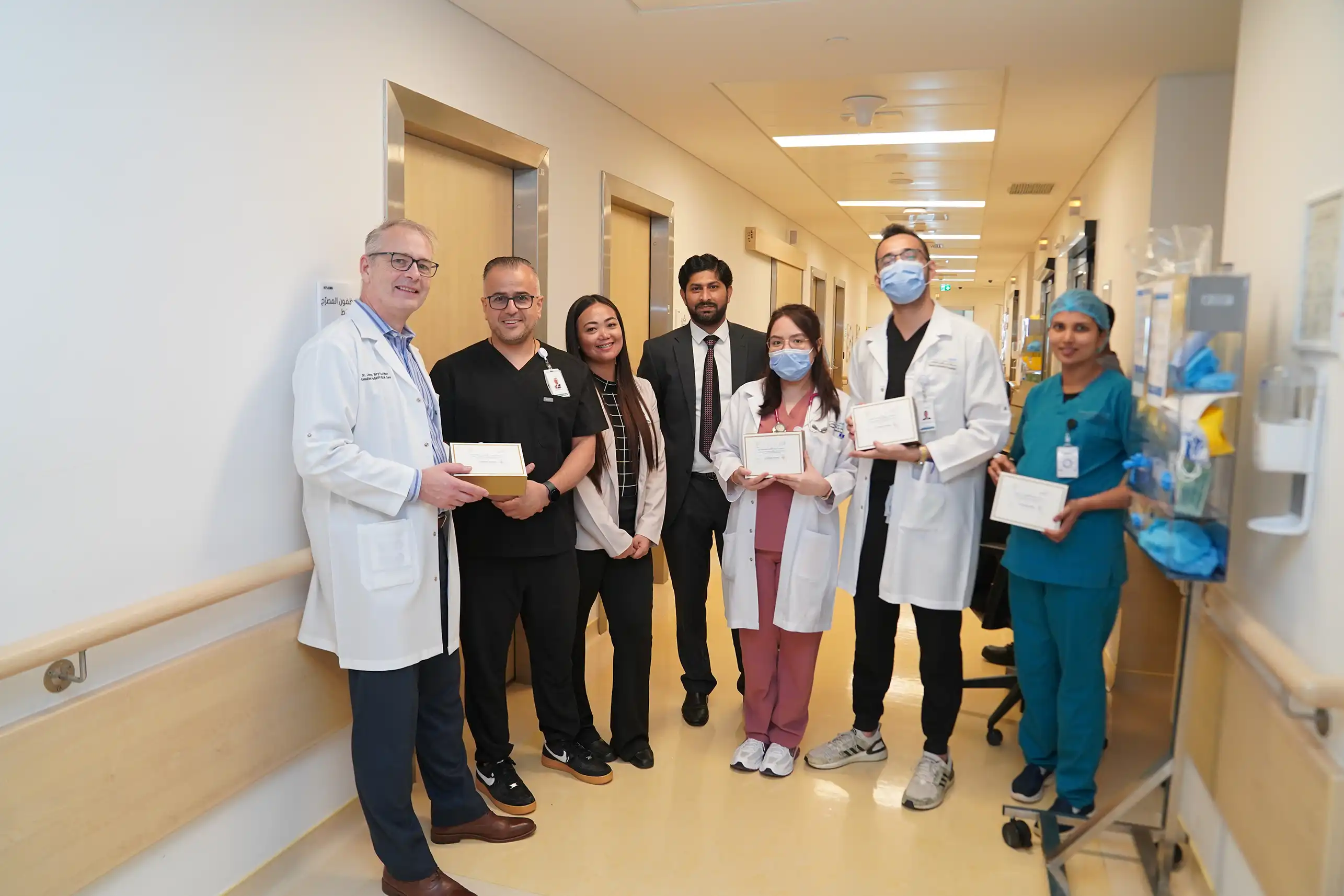 special gift distribution event for both patients and healthcare staff across its facilities at Fakeeh University Hospital