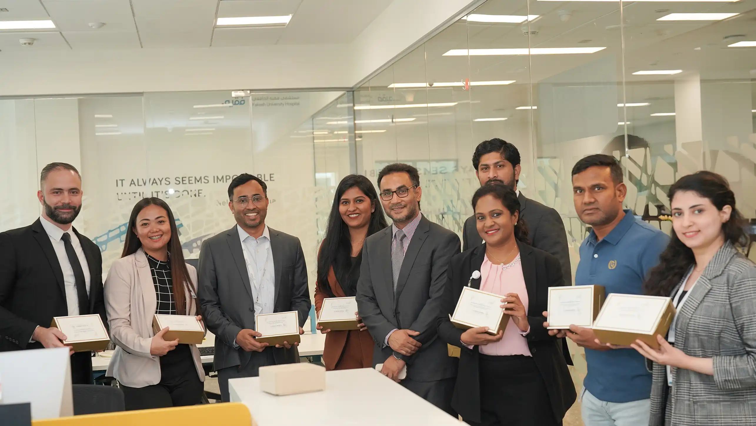 special gift distribution event for both patients and healthcare staff across its facilities at Fakeeh University Hospital