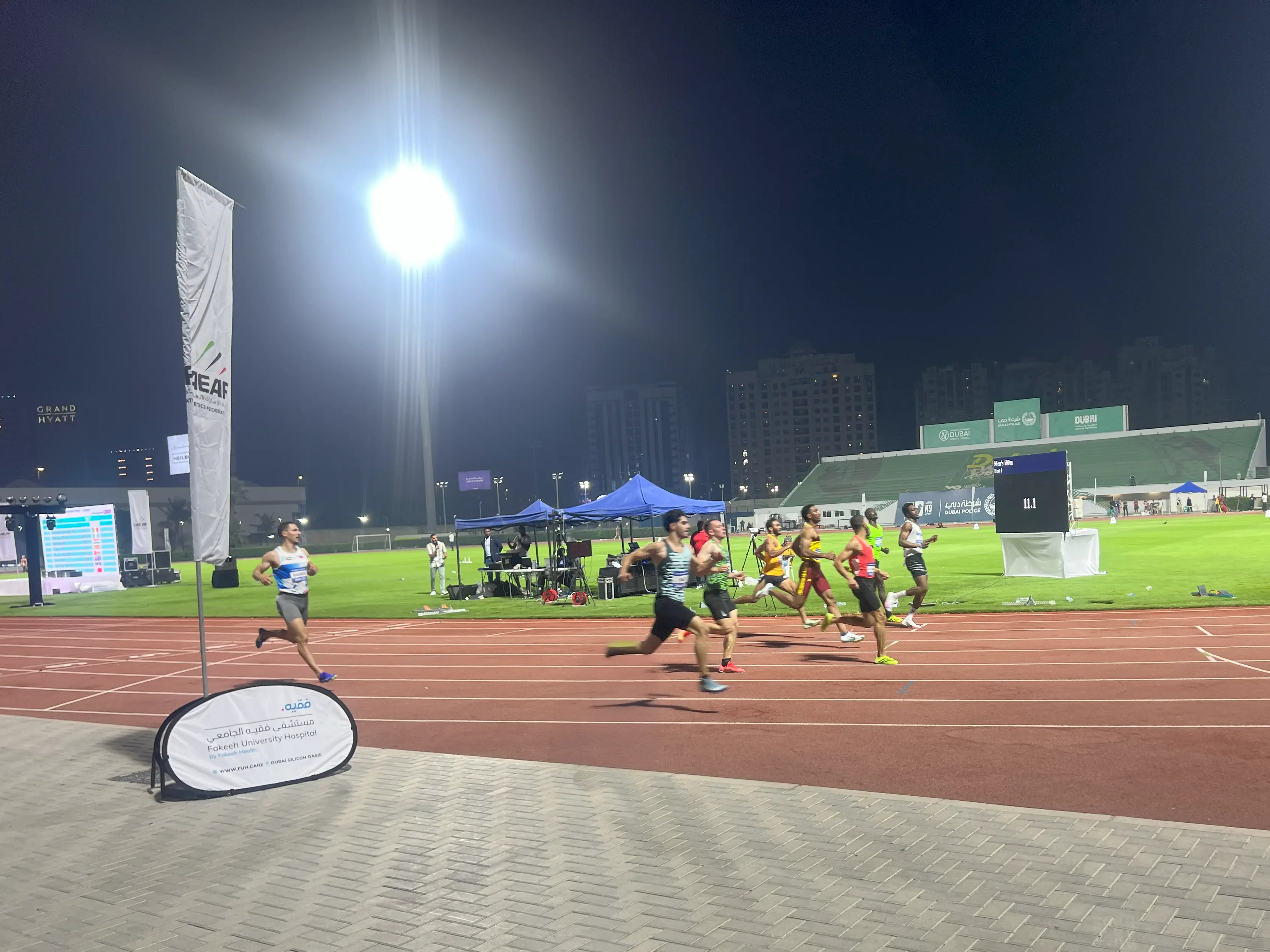 Fakeeh University Hospital proudly participated as the official medical service provider at the UAE Athletics Federation Tournament, hosted at Dubai Police Club. 