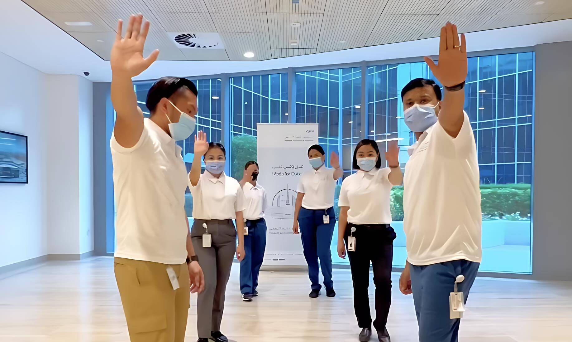 رقصة مبتكرة لغسل اليدين للاحتفال ونشر الوعي بالنظافة في اليوم العالمي لغسل اليدين 2022