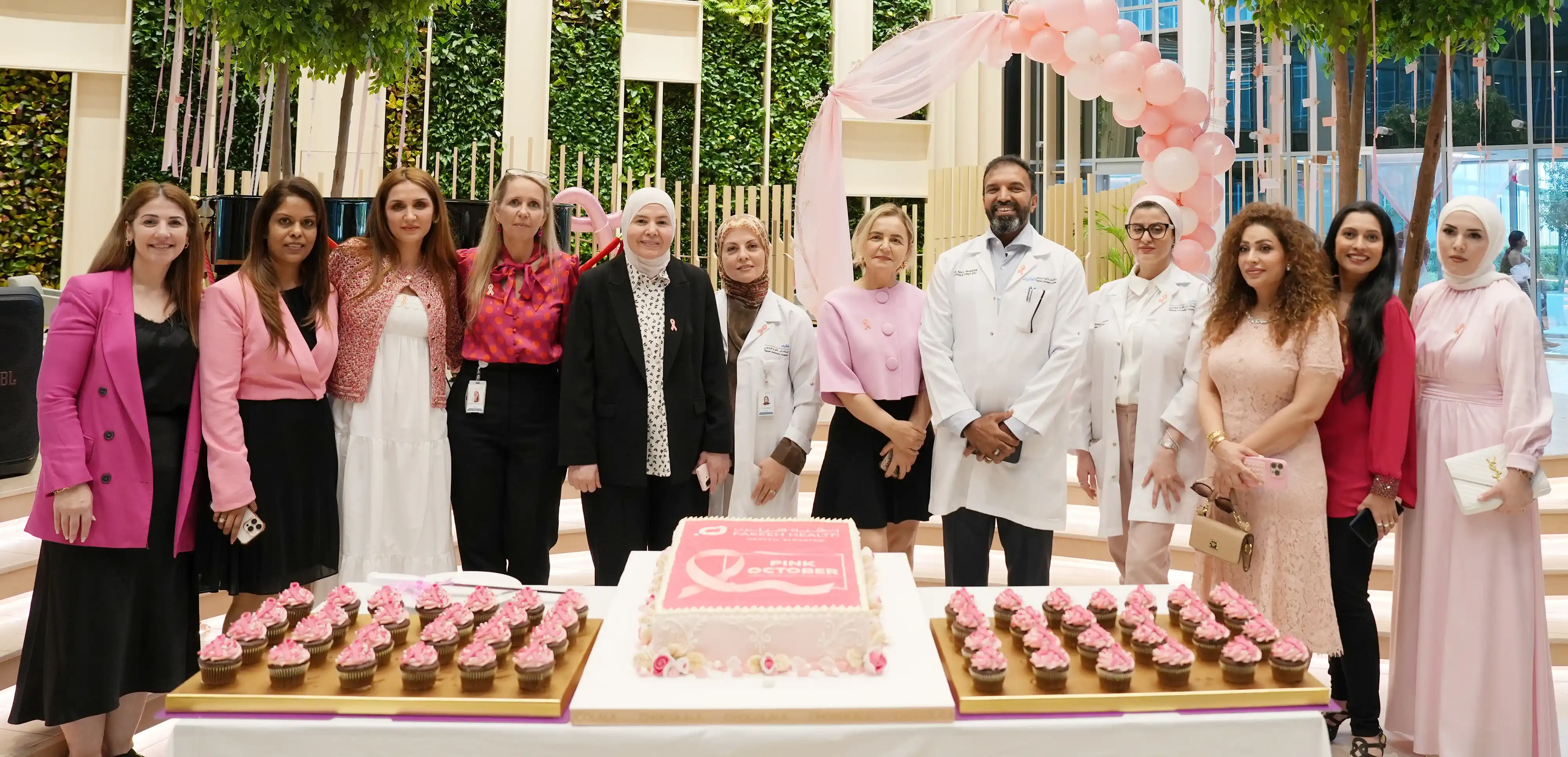 Fakeeh University Hospital came together to mark Breast Cancer Awareness Month