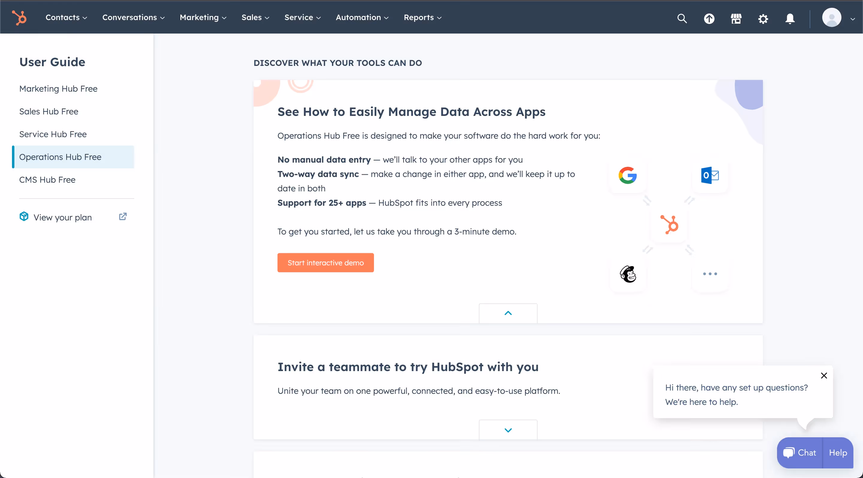 HubSpot login