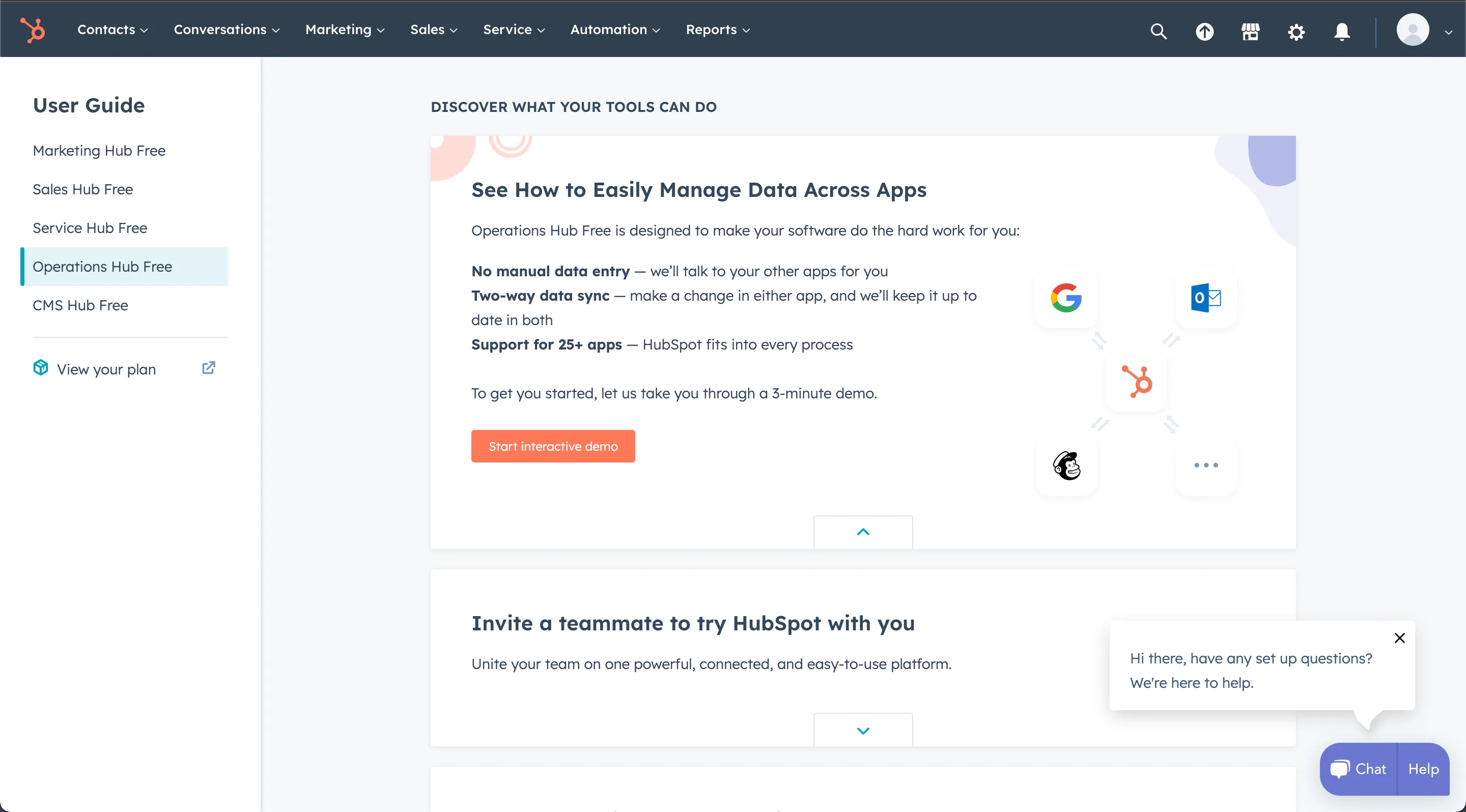 HubSpot login