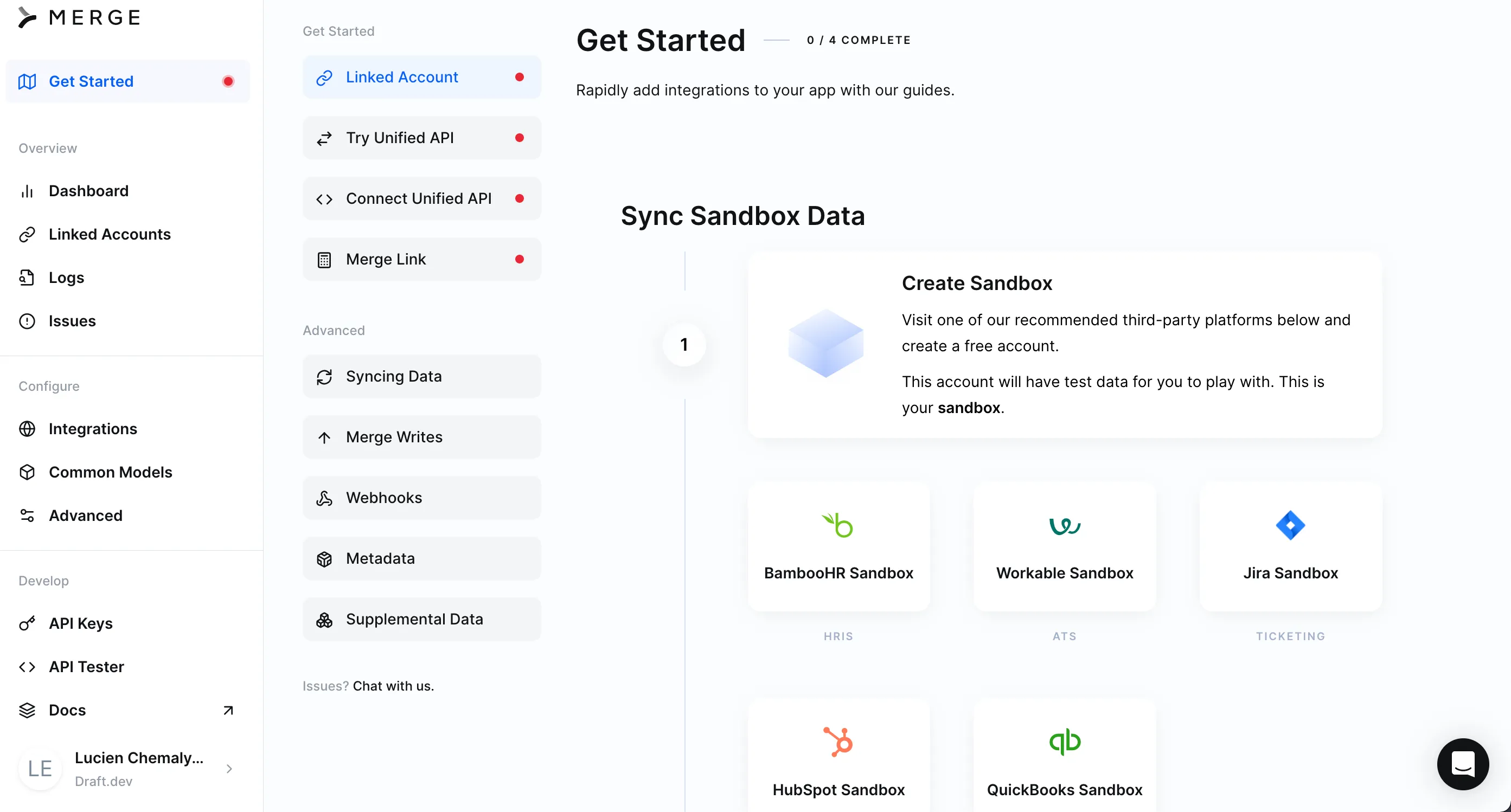 Merge dashboard