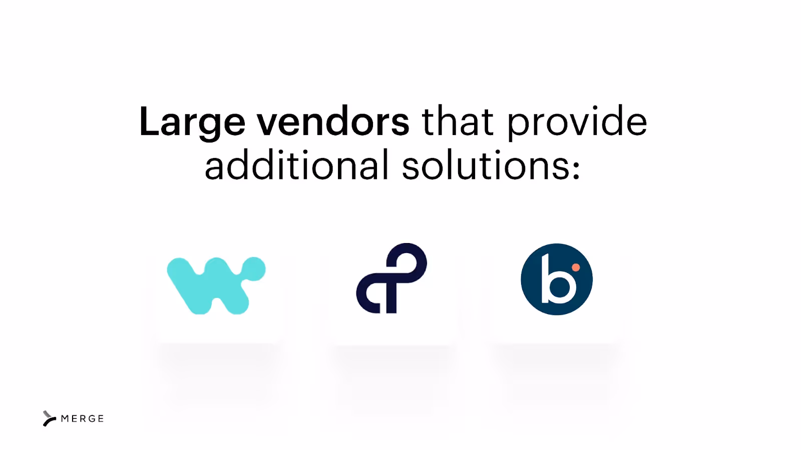 A list of relatively large embedded integration vendors