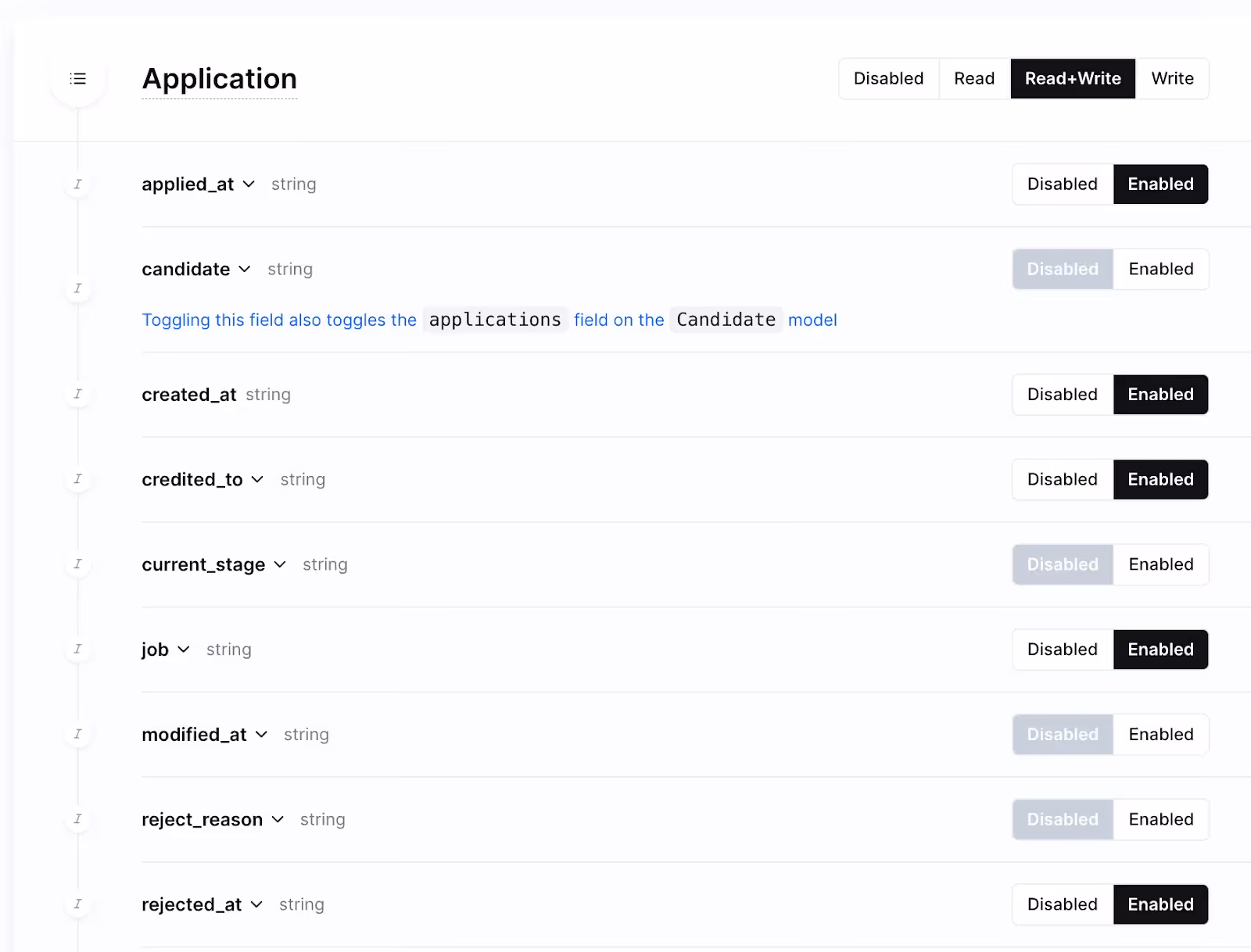 A screenshot of Merge's Scopes feature
