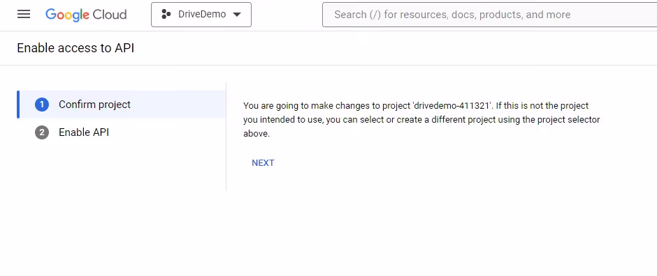 Enable API