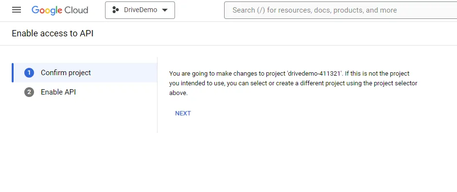 Enable API
