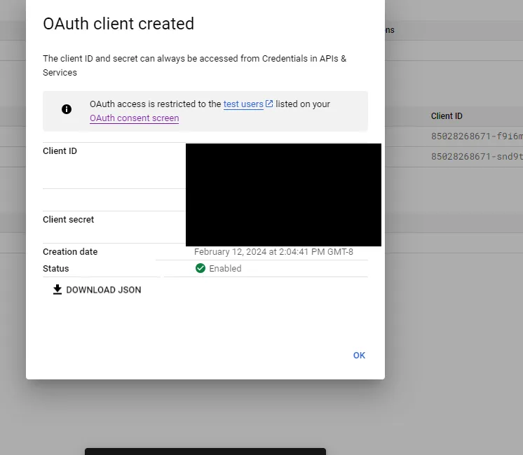 Download JSON