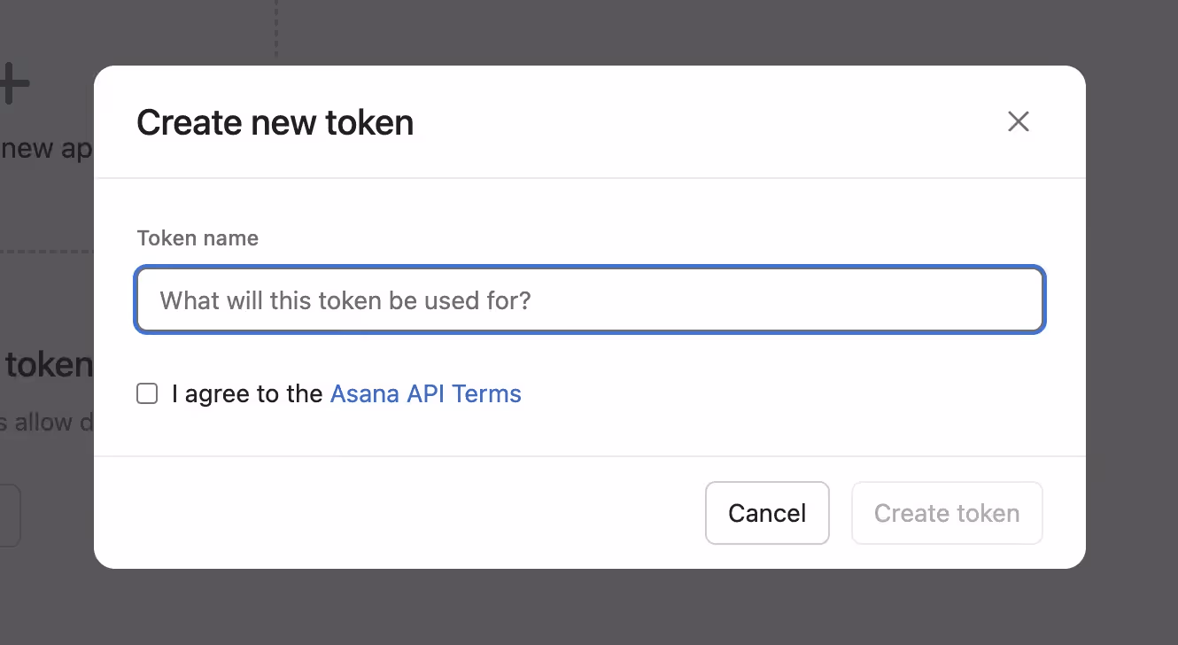 Naming your token
