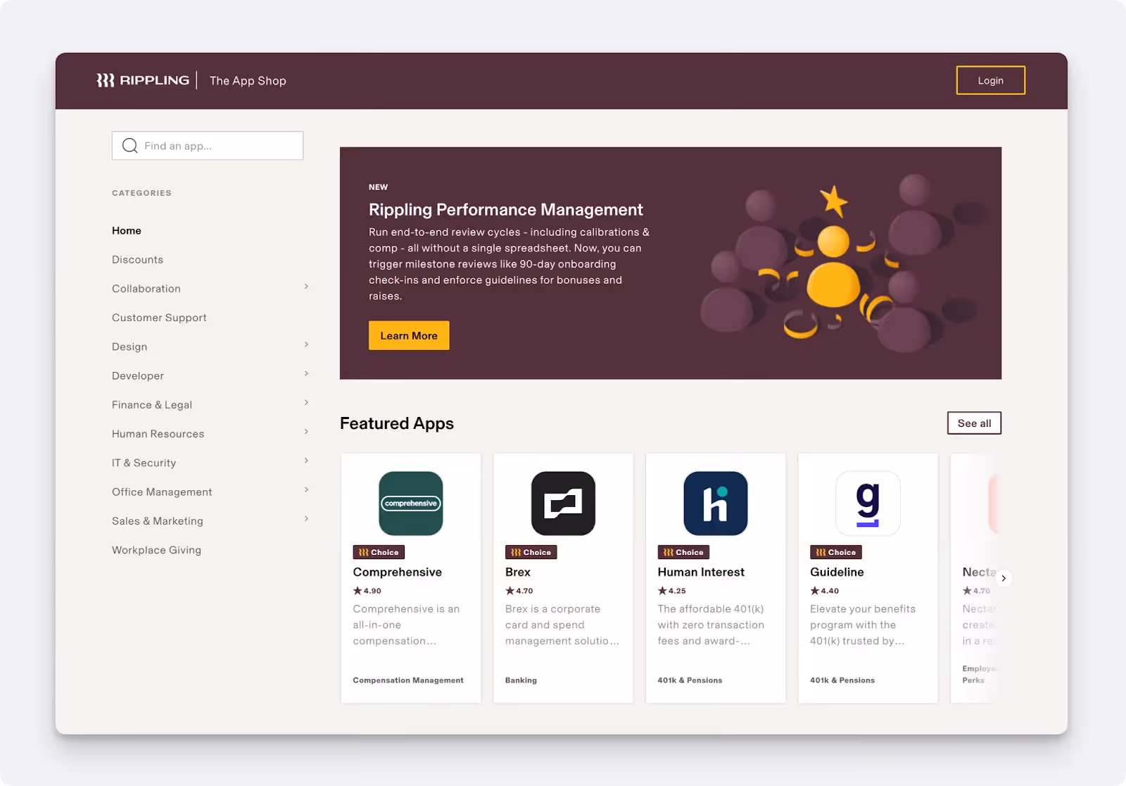 Rippling App Shop