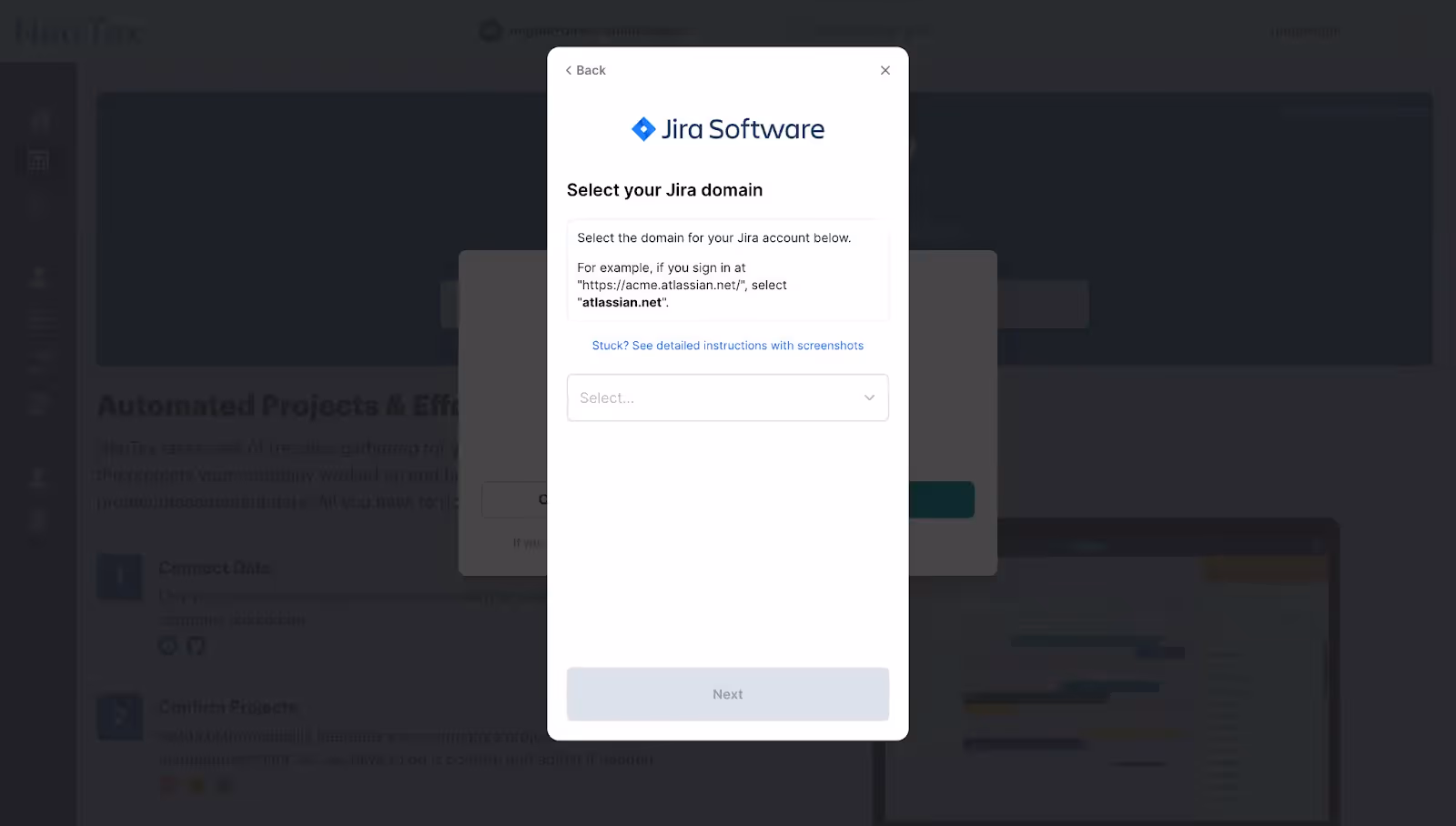 Screenshot of Merge Link