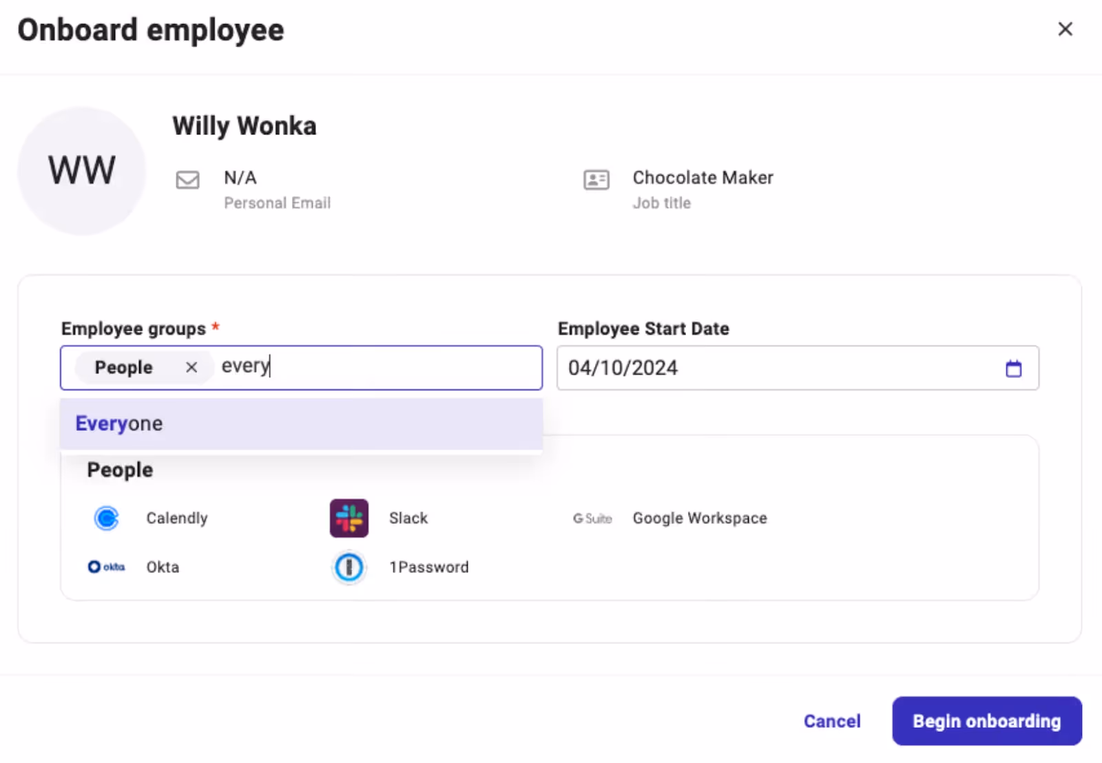Onboarding flow for new users in Electric